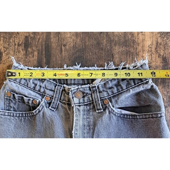 Vintage Levi's 512 Slim Fit Tapered Jeans Short - Picture 9 of 12